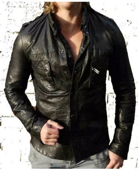 real leather shirts for men.